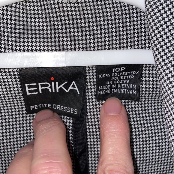 Erika Other Vintage Womens Erika Houndstooth Pant Suit Size P